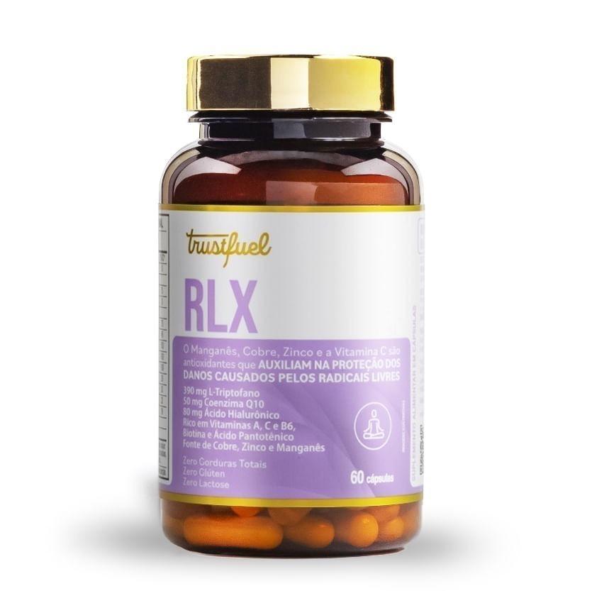 RLX - RELAXAMENTO & PROTEÇÃO CONTRA O STRESS - 60 CAPSULAS