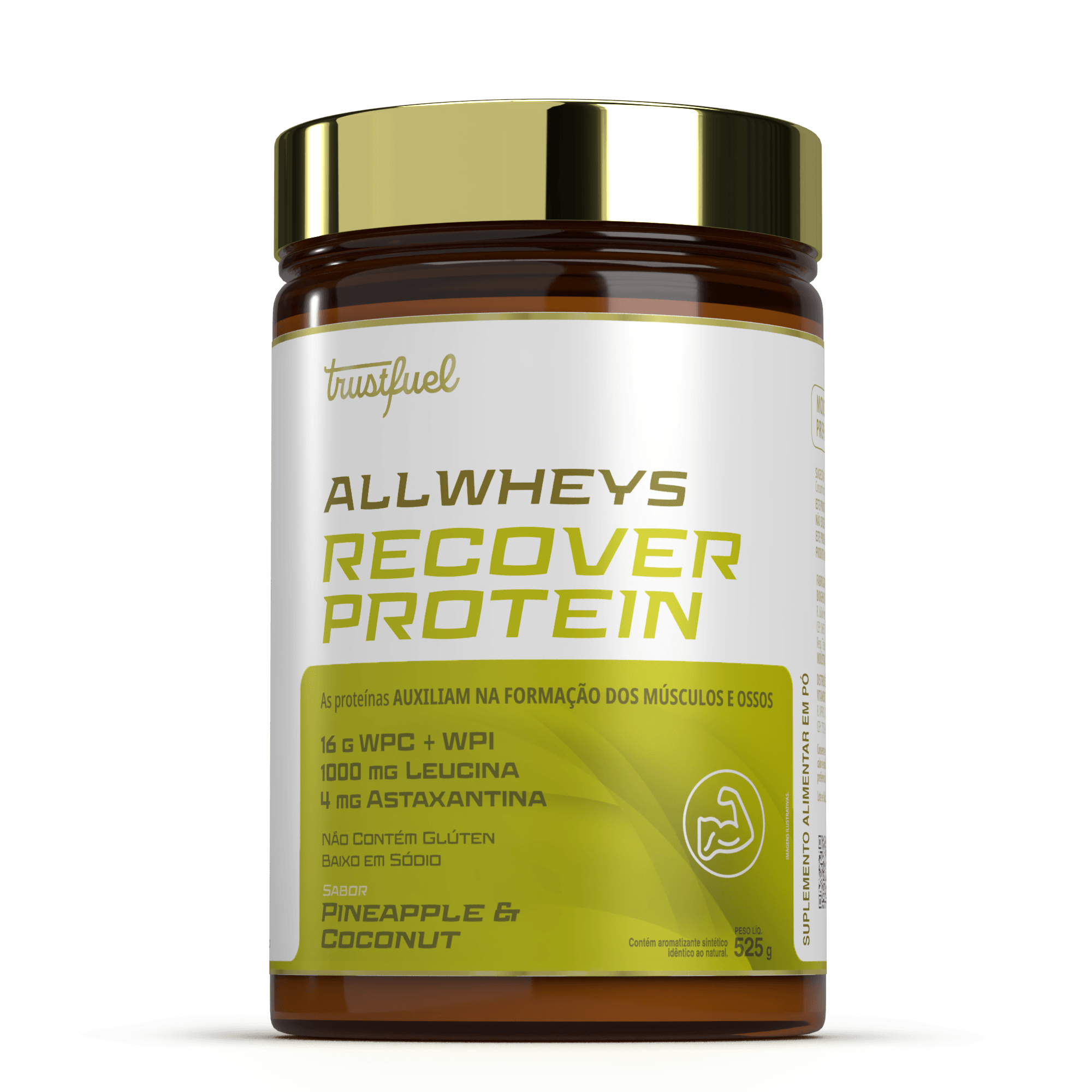 ALLWHEYS RECOVER PROTEIN - PÓS-TREINO - PINEAPPLE & COCONUT