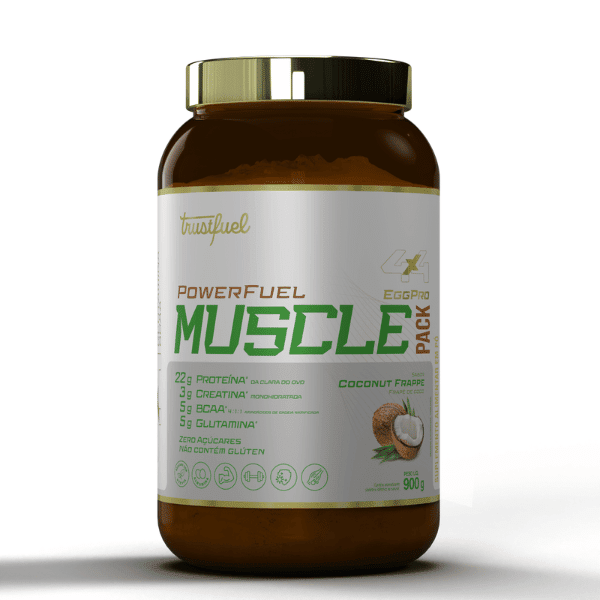 MUSCLE PACK EGG PROTEIN + ASSOCIAÇÕES  - COCONUT FRAPPE