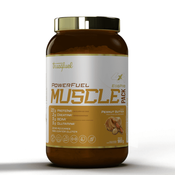 MUSCLE PACK EGG PROTEIN + ASSOCIAÇÕES - PEANUT BUTTER