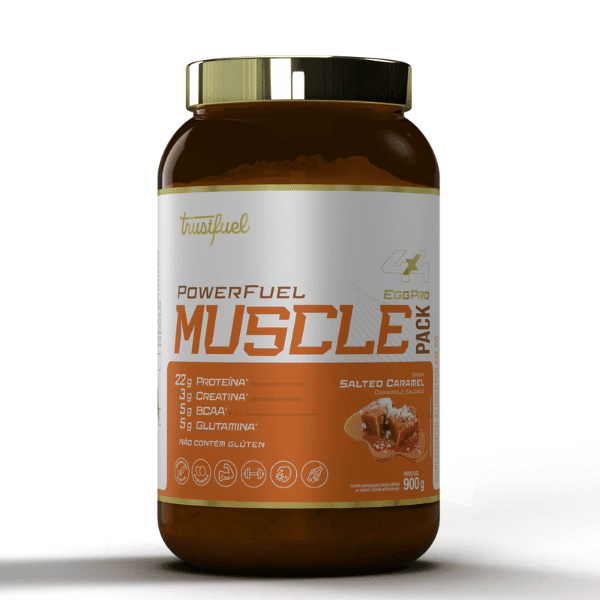 MUSCLE PACK EGG PROTEIN + ASSOCIAÇÕES - SALTED CARAMEL