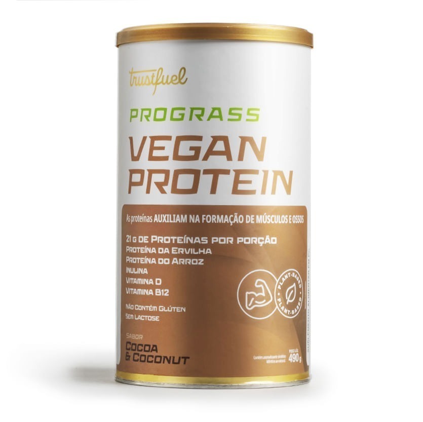 PROGRASS VEGAN PROTEIN - COCOA & COCONUT - 490G