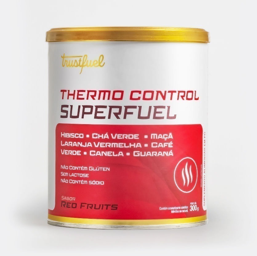 THERMO CONTROL SUPERFUEL - RED FRUITS - TERMOGÊNICO NATURAL - 300G