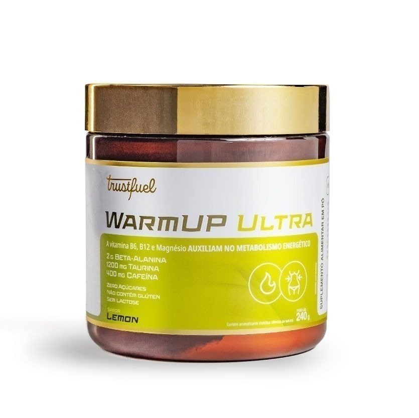 WARMUP ULTRA - PRÉ-TREINO & METABOLISMO - LEMON - 240G