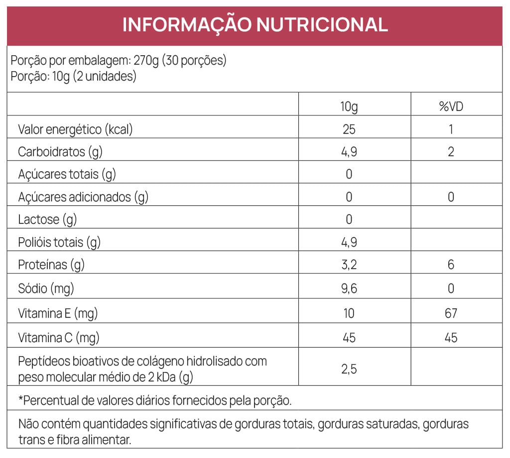 GOALMY GUMMIES COLLAGEN - STRAWBERRY - COLÁGENO VERISOL + VIT. C e E - 60 gomas