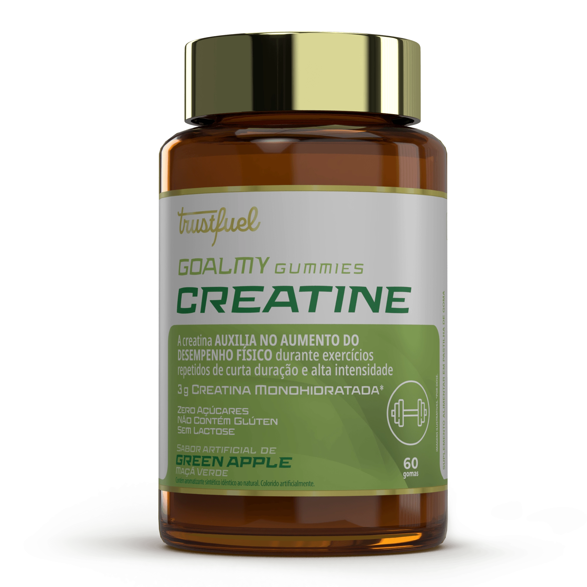 GOALMY GUMMIES CREATINE - GREEN APPLE - 60 GOMAS 