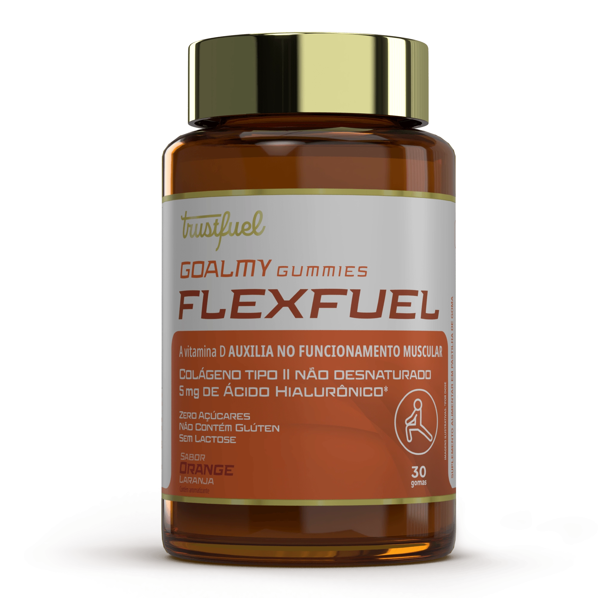 GOALMY GUMMIES FLEXFUEL - COLÁGENO, CÚRCUMA & ÁCIDO HIALURÔNICO - ORANGE