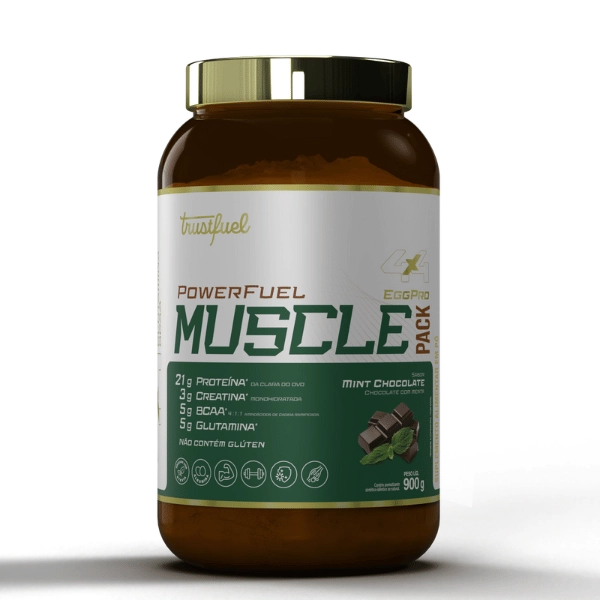 MUSCLE PACK EGG PROTEIN + ASSOCIAÇÕES  - CHOCOLATE MINT