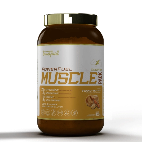 MUSCLE PACK EGG PROTEIN + ASSOCIAÇÕES - PEANUT BUTTER