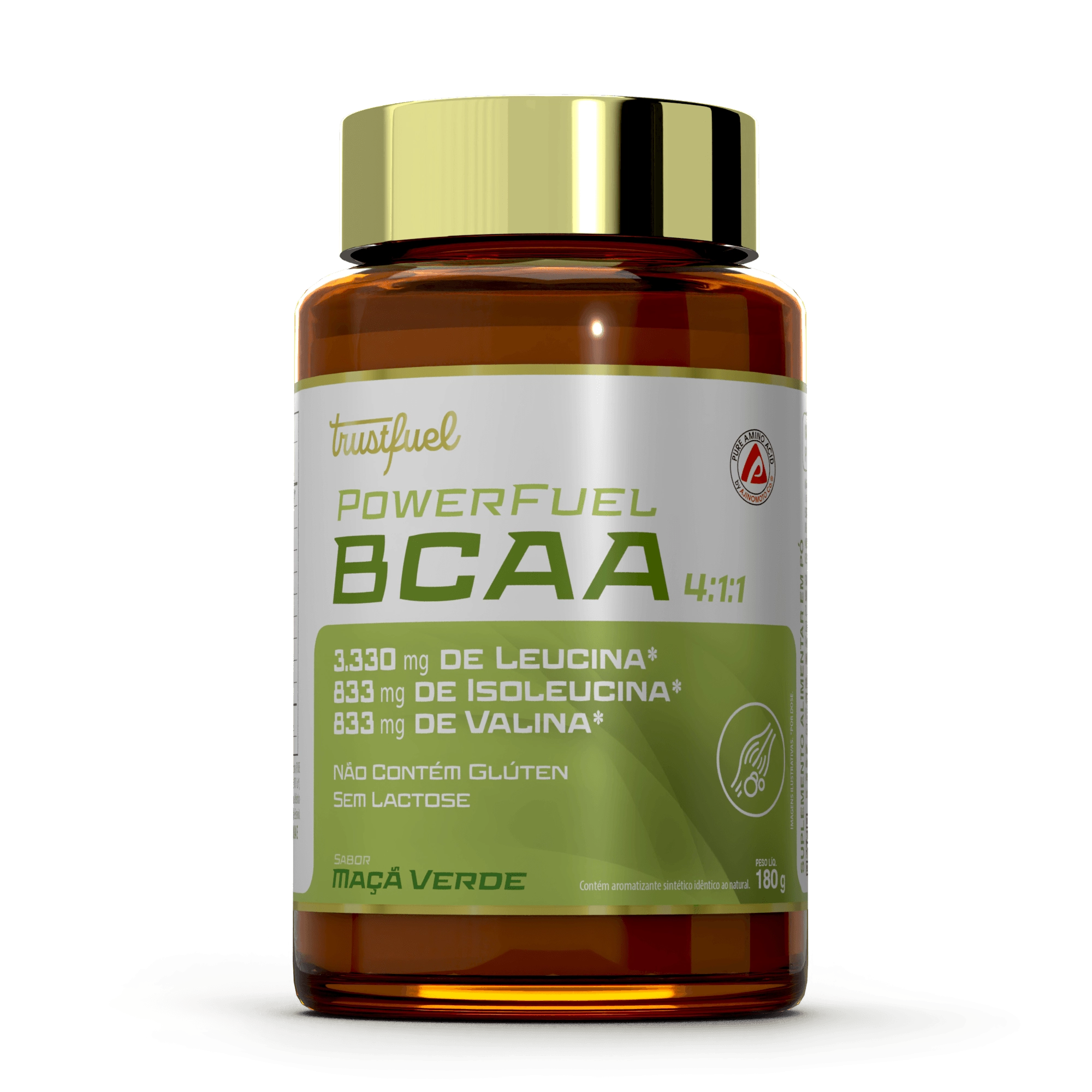 POWERFUEL BCAA - GREEN APPLE - 180G