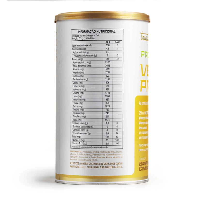 PROGRASS VEGAN PROTEIN - BANANA & CINNAMON - 490G