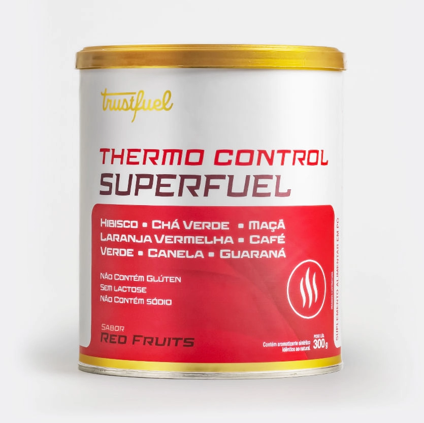 THERMO CONTROL SUPERFUEL - RED FRUITS - TERMOGÊNICO NATURAL - 300G